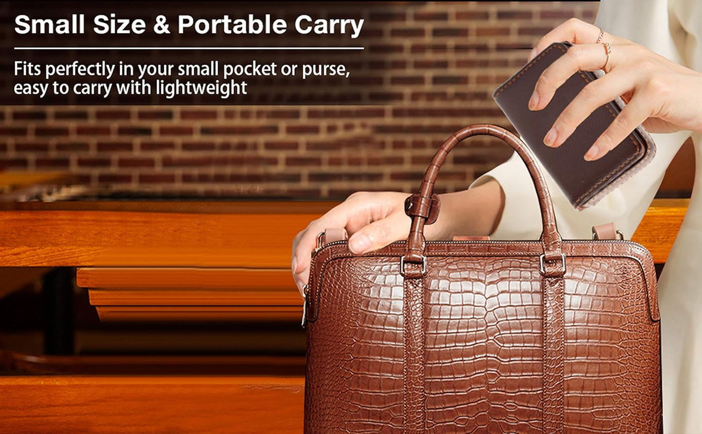 PU Leather Credit Card Holder Wallet for Men & Women