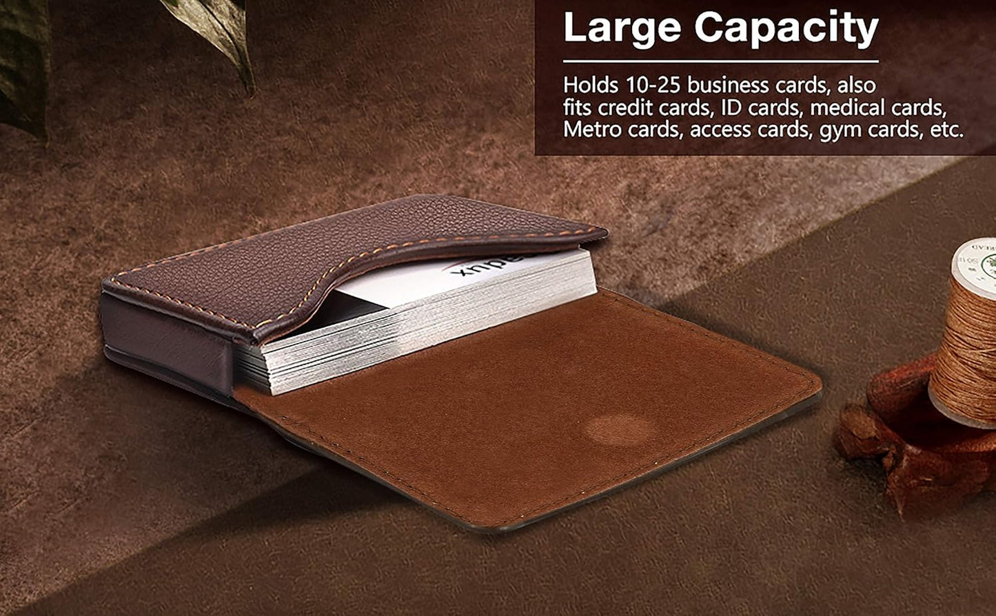 PU Leather Credit Card Holder Wallet for Men & Women