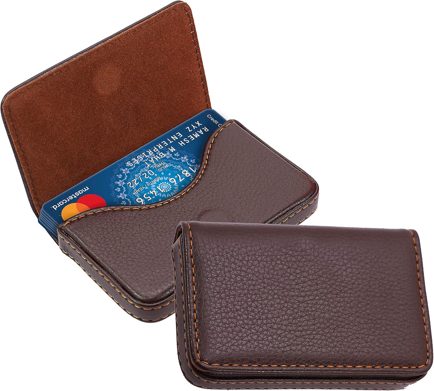 PU Leather Credit Card Holder Wallet for Men & Women