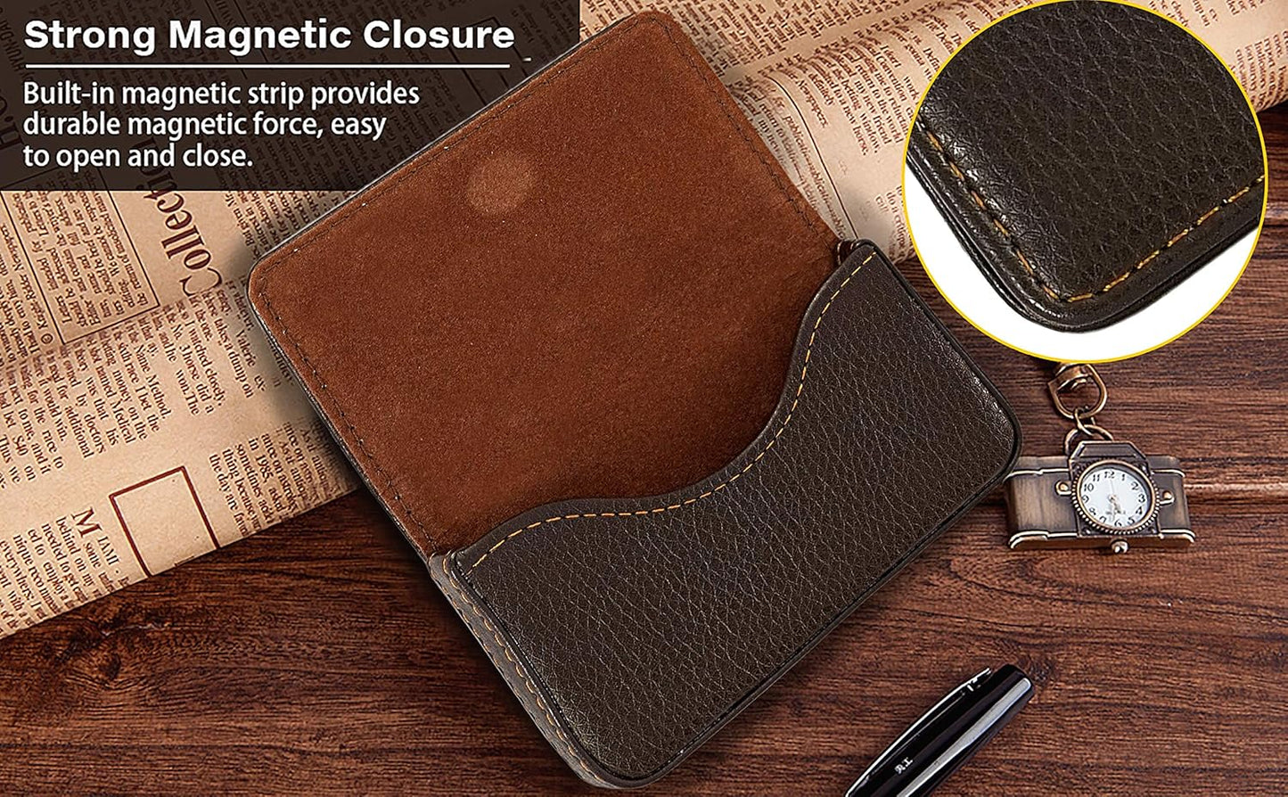 PU Leather Credit Card Holder Wallet for Men & Women