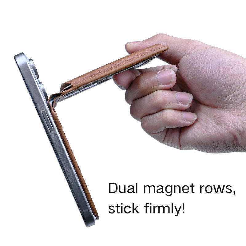 3-in-1 Magsafe Wallet Upgrade with iPhone Magnetic Wallet and Adjustable Stand